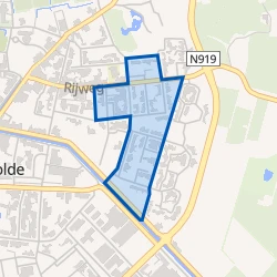 Kaart van Oosterwolde-Hieming
