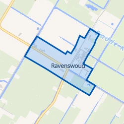 Kaart van Ravenswoud