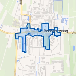 Kaart van Beetsterzwaag-Centrum