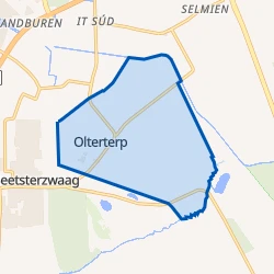 Kaart van Beetsterzwaag-Olterterp