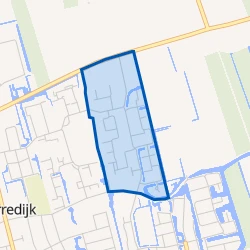 Kaart van Gorredijk-Bloemenwijk