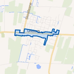 Kaart van Ureterp-Centrum
