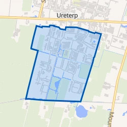 Kaart van Ureterp-Buorfinne
