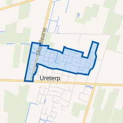 Kaart van Ureterp-Fûgelliet