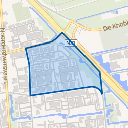 Kaart van De Wiken noordoost