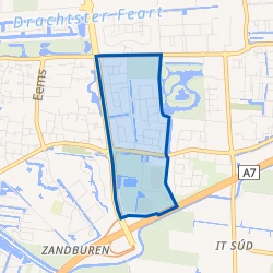 Kaart van De Singels west