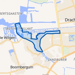 Kaart van De Drait west