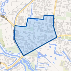 Kaart van De Drait zuidwest