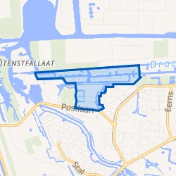Kaart van Drachstervaart west