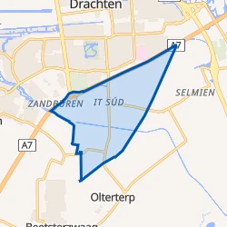 Kaart van Buitengebied west