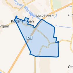 Kaart van Kortehemmen