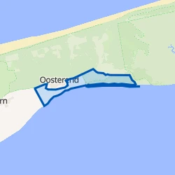 Kaartje van Verspreide huizen Oosterend-Zuid
