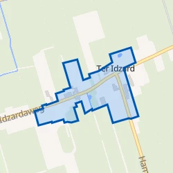 Kaart van Ter Idzard