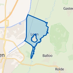Kaartje van Buitengebied Loon