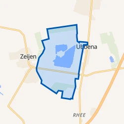 Kaartje van Buitengebied Ubbena West
