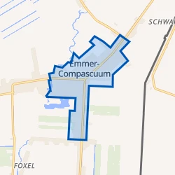 Kaart van Emmer-Compascuum-Centrum
