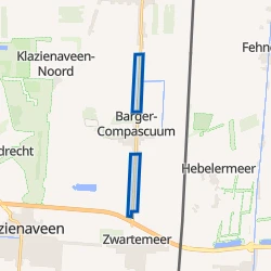 Kaart van Verlengde Oosterdiep