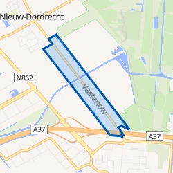 Kaart van Vastenow