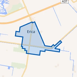 Kaart van Erica-Centrum