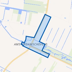 Kaart van Amsterdamscheveld