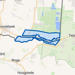 Kaartje van Verspreide huizen Nieuw-Schoonebeek