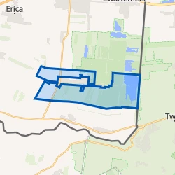 Kaartje van Verspreide huizen Weiteveen