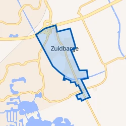 Kaart van Zuidbarge