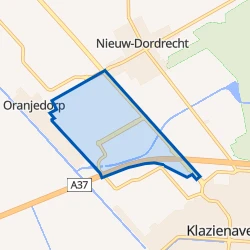 Kaartje van Bedrijvenpark A37