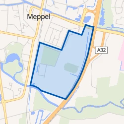 Kaartje van Onderwijs-, sportpark