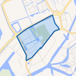 Kaartje van Industrie Oevers E
