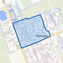 Kaart van Vogelbuurt