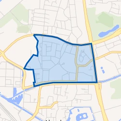 Kaart van Parkweg en omgeving