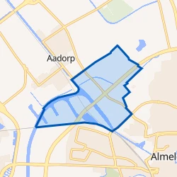 Kaart van Bedrijventerrein Dollegoor Turfkade