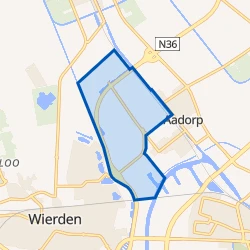 Kaartje van Bedrijvenpark Twente
