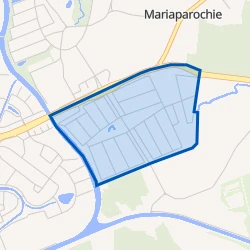 Kaart van Robbenhaarsweg Noord