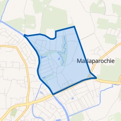 Kaart van Mooie Vrouwenweg en omgeving