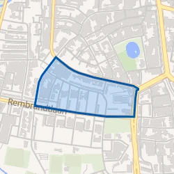 Kaart van Ossenkoppelerhoek Midden Noord