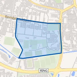 Kaart van Ossenkoppelerhoek Midden Zuid