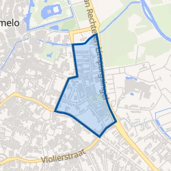 Kaart van Hofkamp Oost