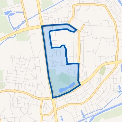 Kaart van Schelfhorst Zuidwest