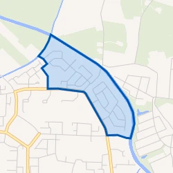 Kaart van Schelfhorst Noordoost