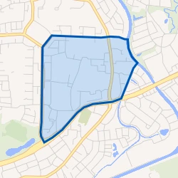 Kaart van Schelfhorst Zuidoost
