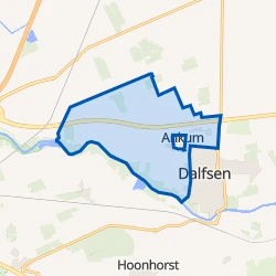 Kaart van Verspreide huizen Ankum