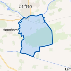 Kaart van Verspreide huizen Millingen