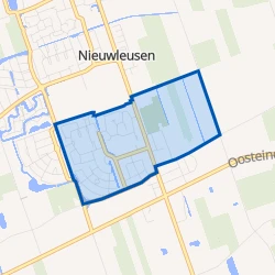 Kaart van Nieuwleusen Centrum-zuid