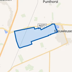 Kaart van Verspreide huizen De Meele