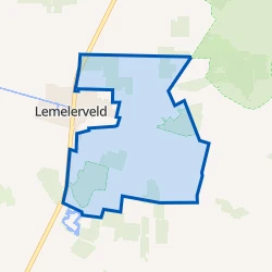 Kaart van Verspreide huizen Lemelerveld oost