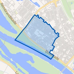 Kaart van Zandweerd-Zuid