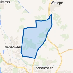 Kaart van Tjoene
