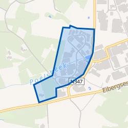 Kaartje van Industriegebied Brammelo